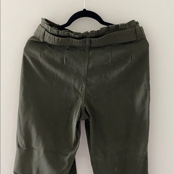 Olive High Waisted Pants - Picture 5 of 5